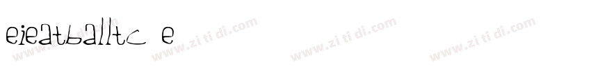 SweiMeatballCJKtc Se字体转换